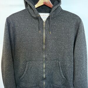Weatherproof Charcoal Zip-Up Sweater